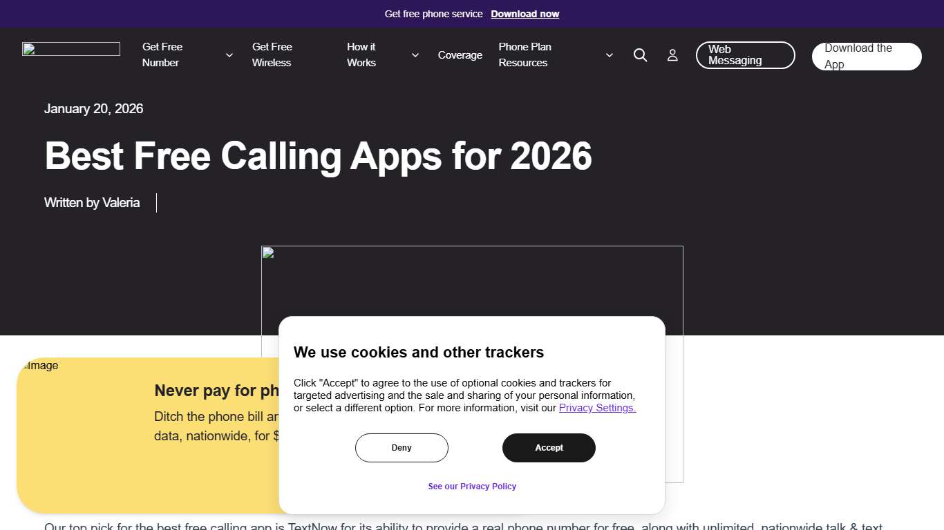 Best Free Calling Apps in 2026 – TextNow