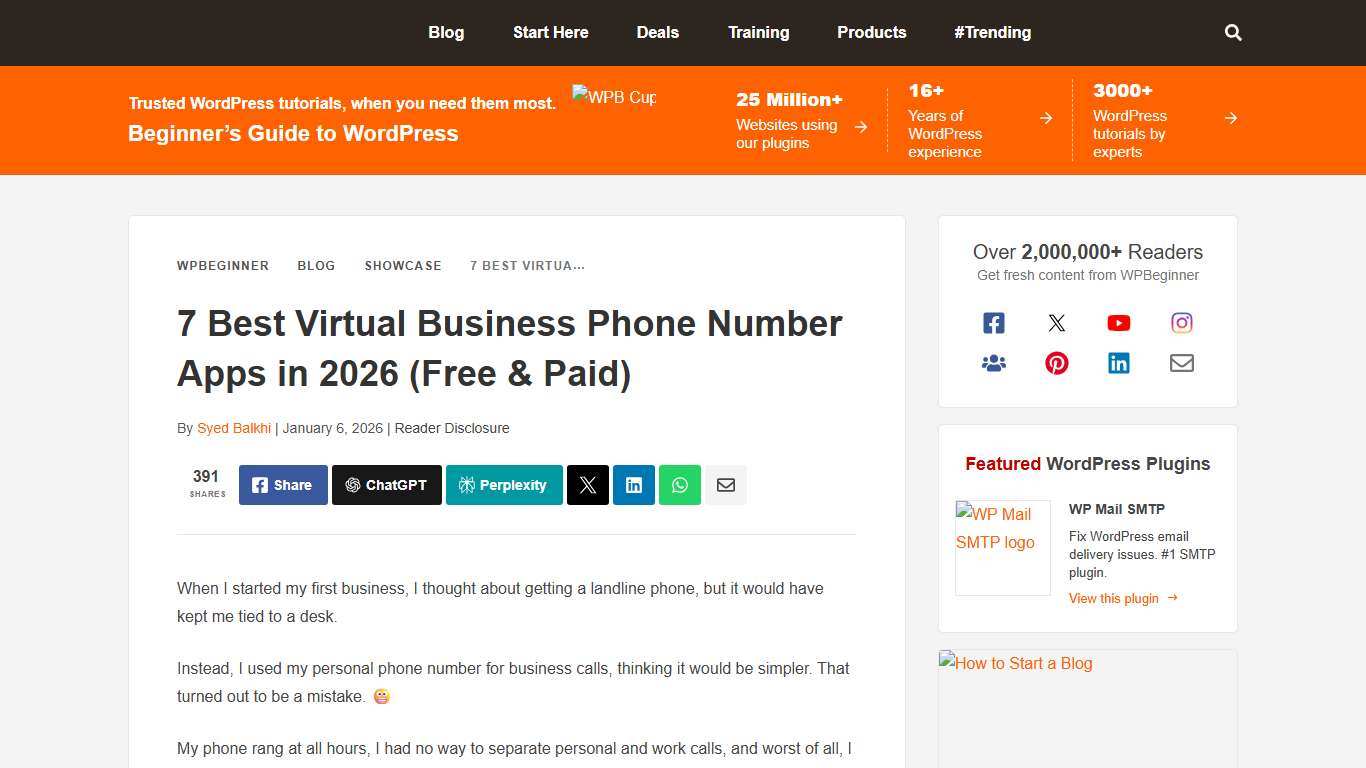 7 Best Virtual Business Phone Number Apps in 2026 (w/ Free Options)